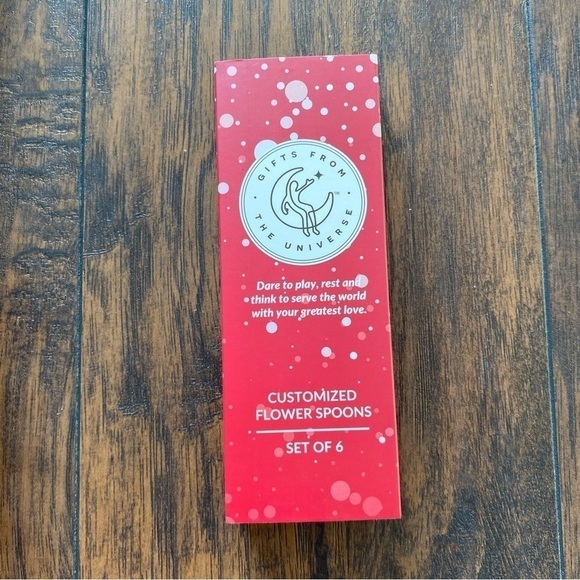 Flower Spoons, Set of 6 - Picture 3 of 3